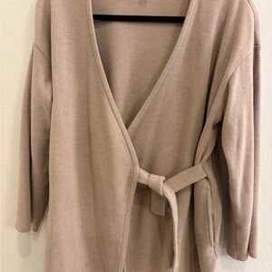 Women's Tan Cardigan Sweater